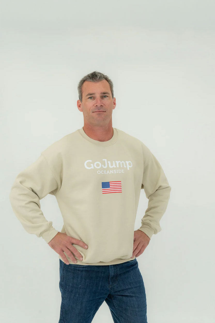 American Flag Oceanside Crew Neck (M)