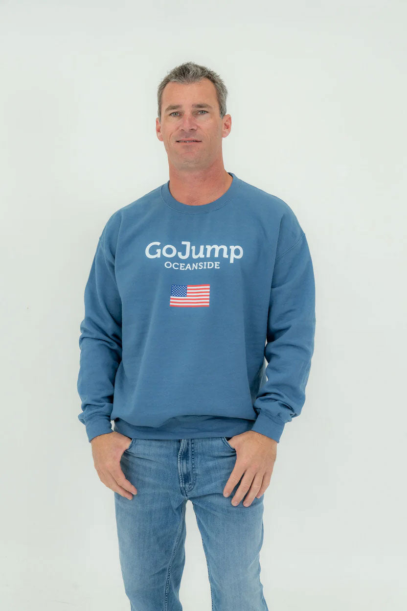 American Flag Oceanside Crew Neck (M)