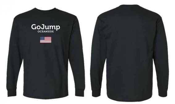 American Flag Long Sleeve Tee - Men