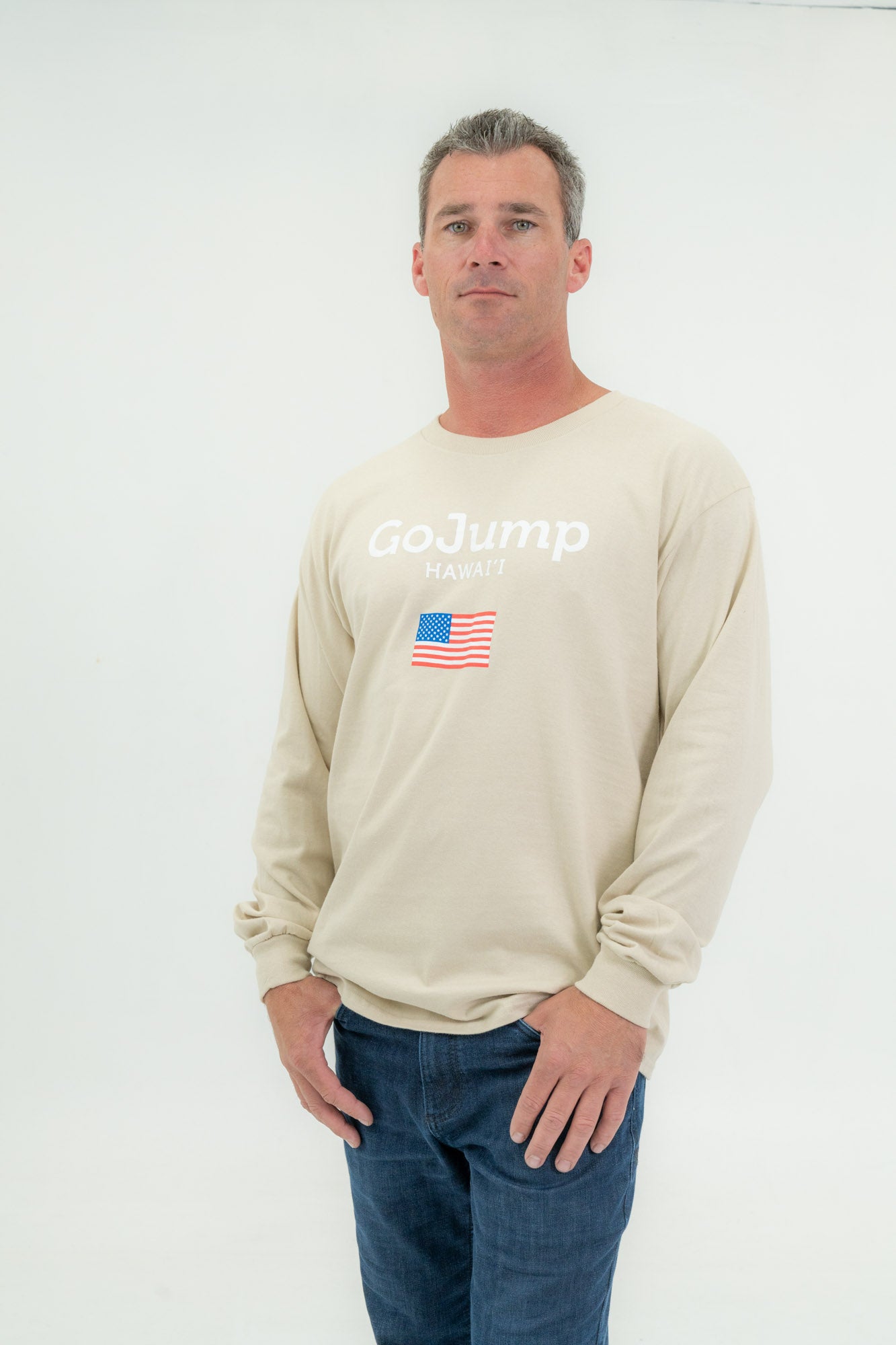 American Flag Oceanside L/S Tee - Men