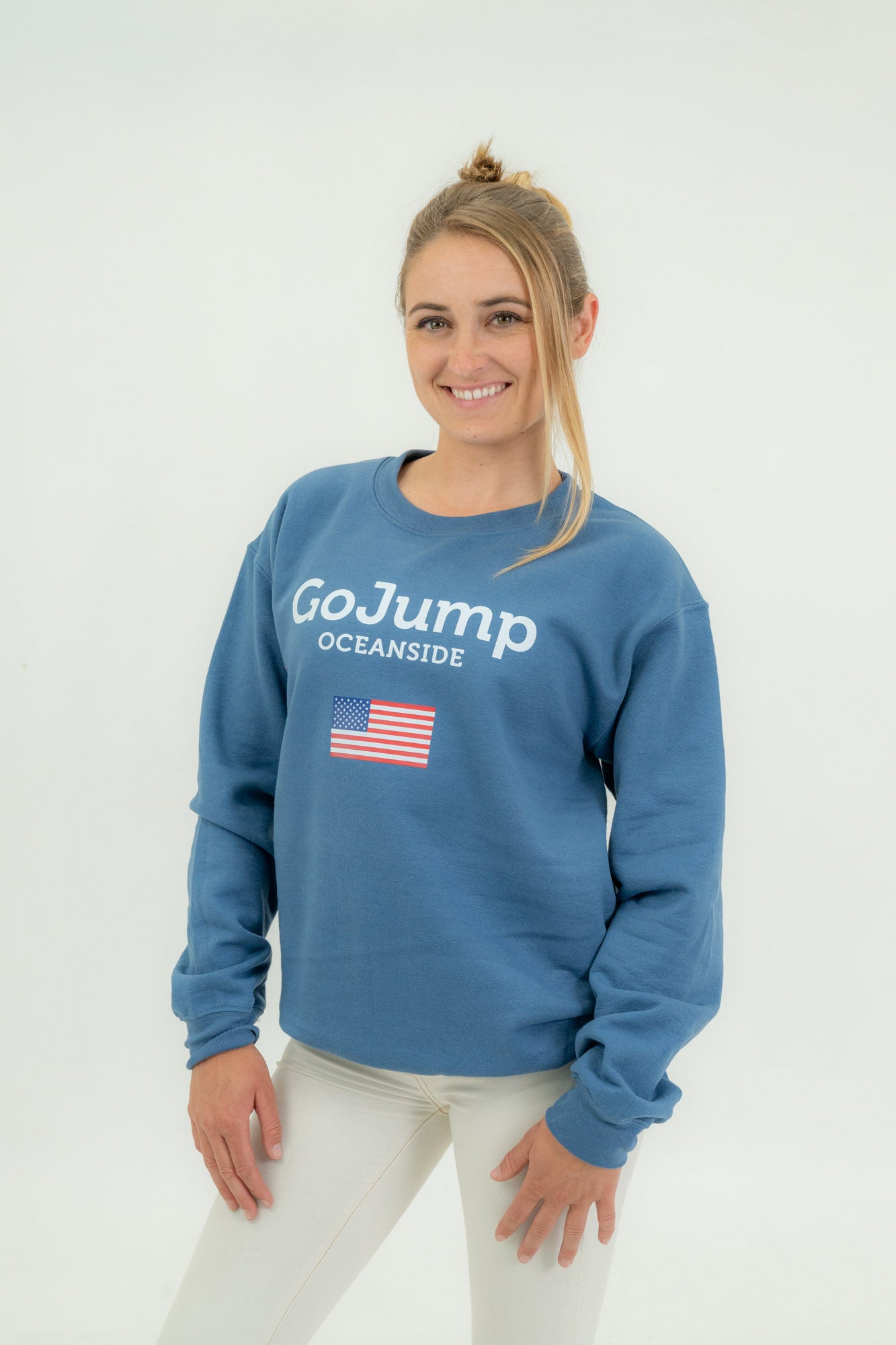 American Flag Oceanside Crew Neck (F)