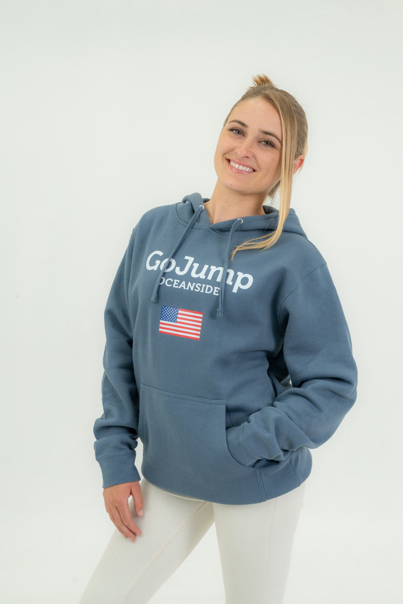 American Flag Oceanside Hoodie (F)