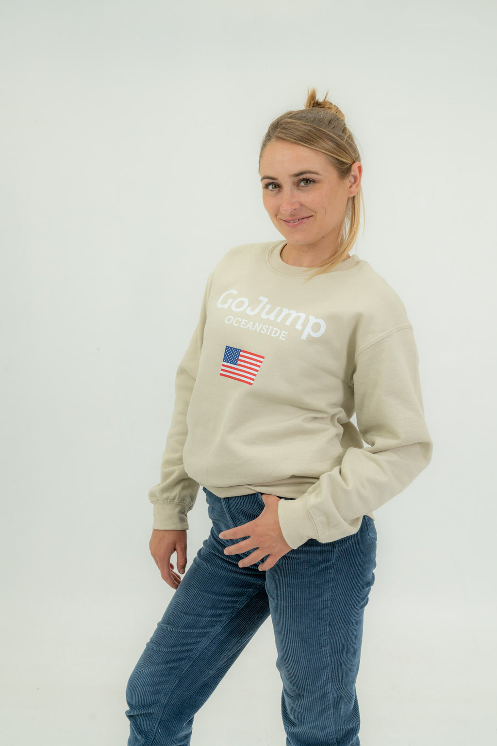American Flag Oceanside Crew Neck (F)
