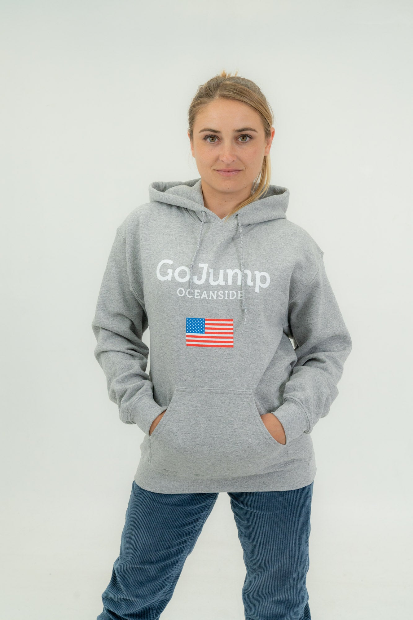 American Flag Oceanside Hoodie (F)