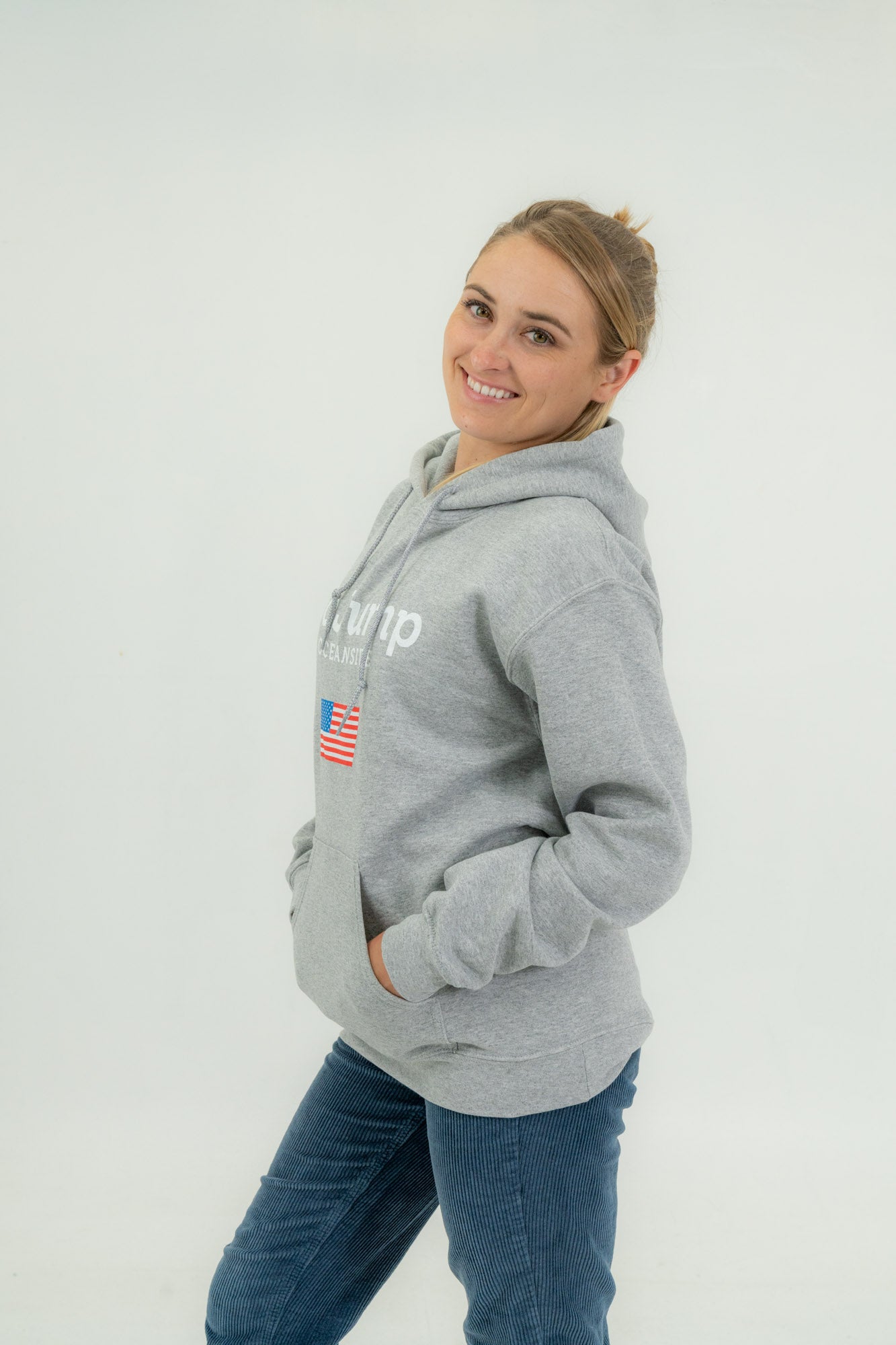 American Flag Oceanside Hoodie (F)