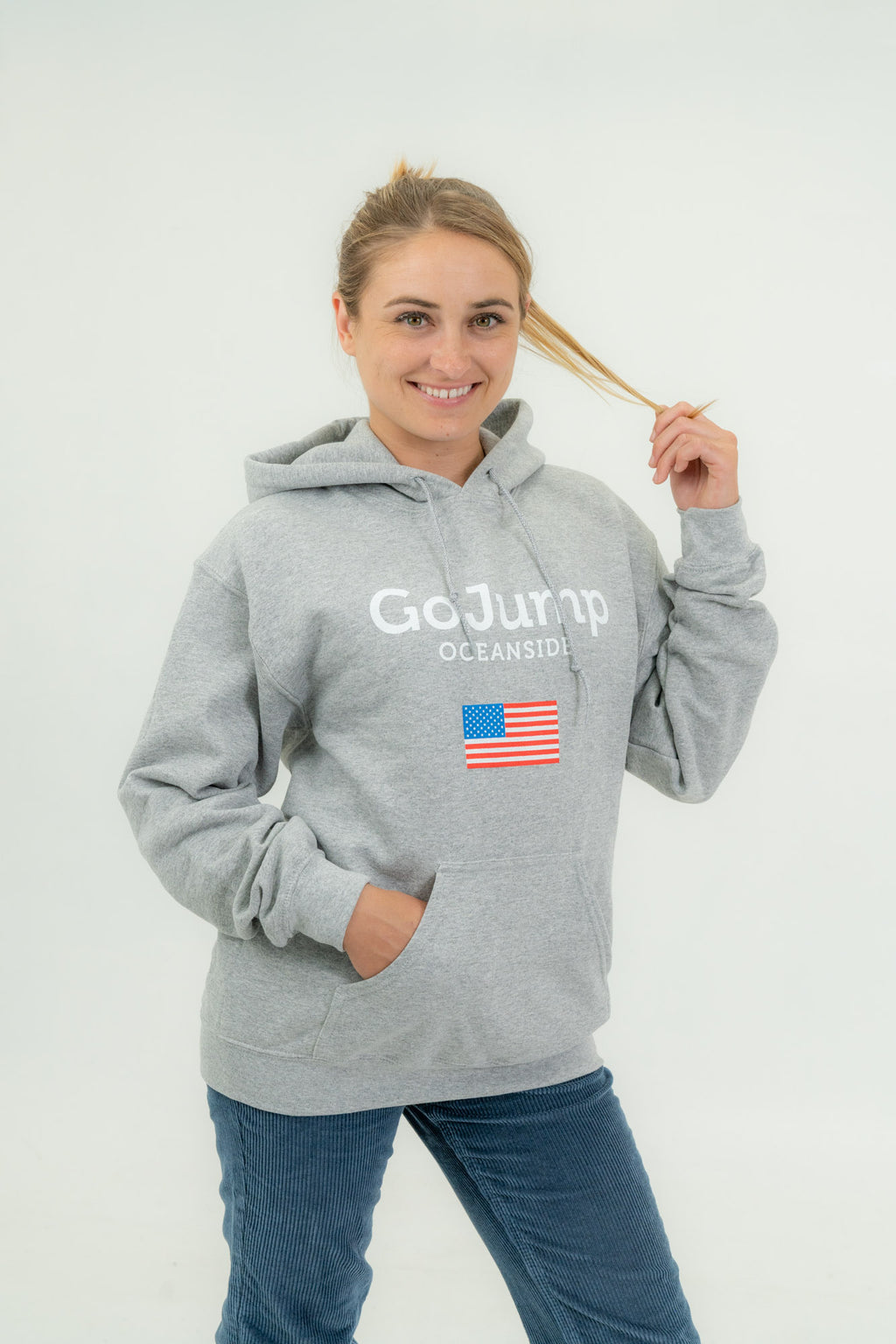 American Flag Oceanside Hoodie (F)