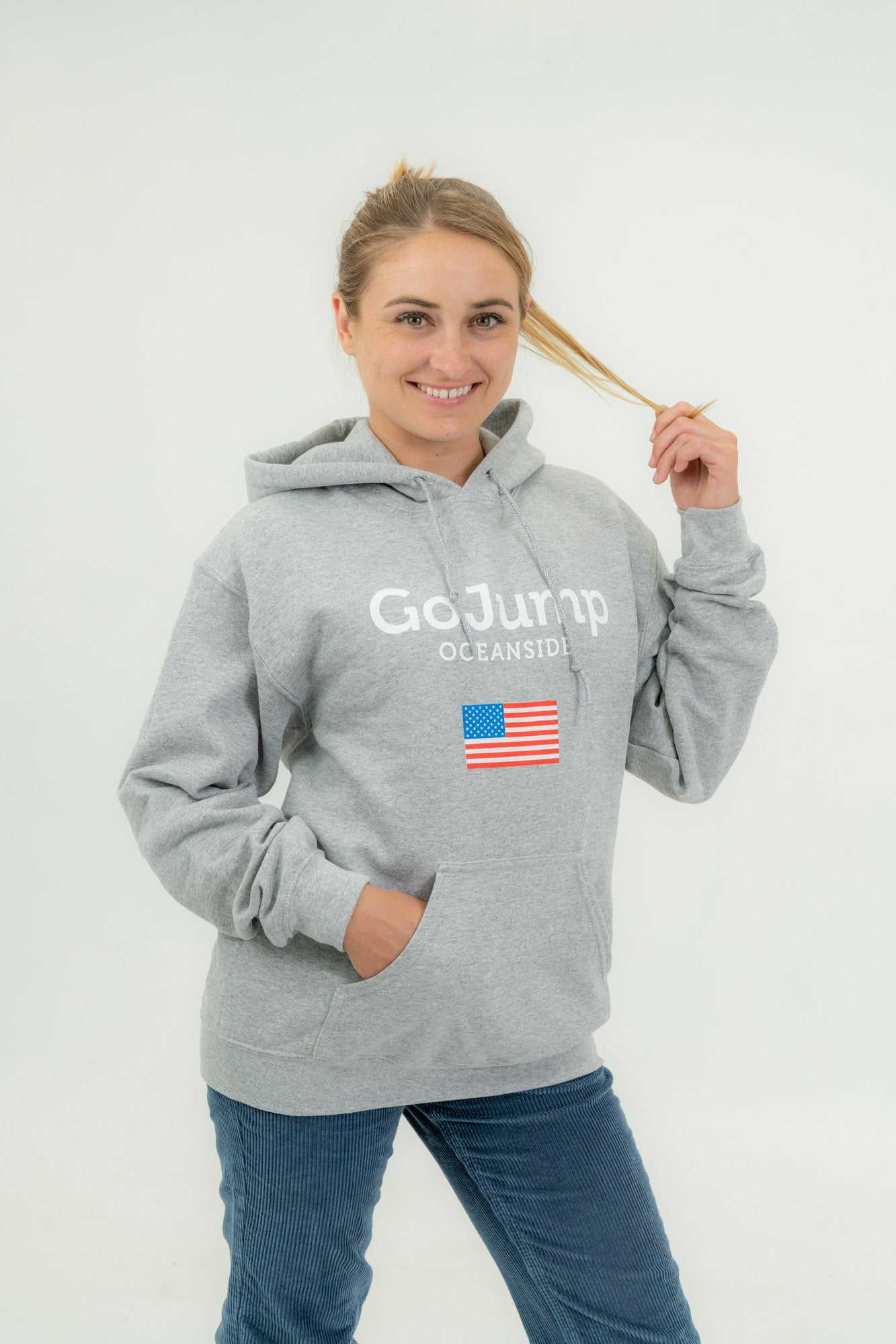 American Flag Oceanside Hoodie (F)