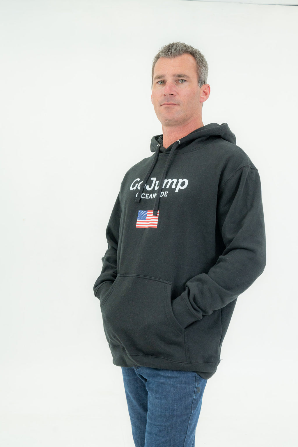 American Flag Oceanside Hoodie (M)