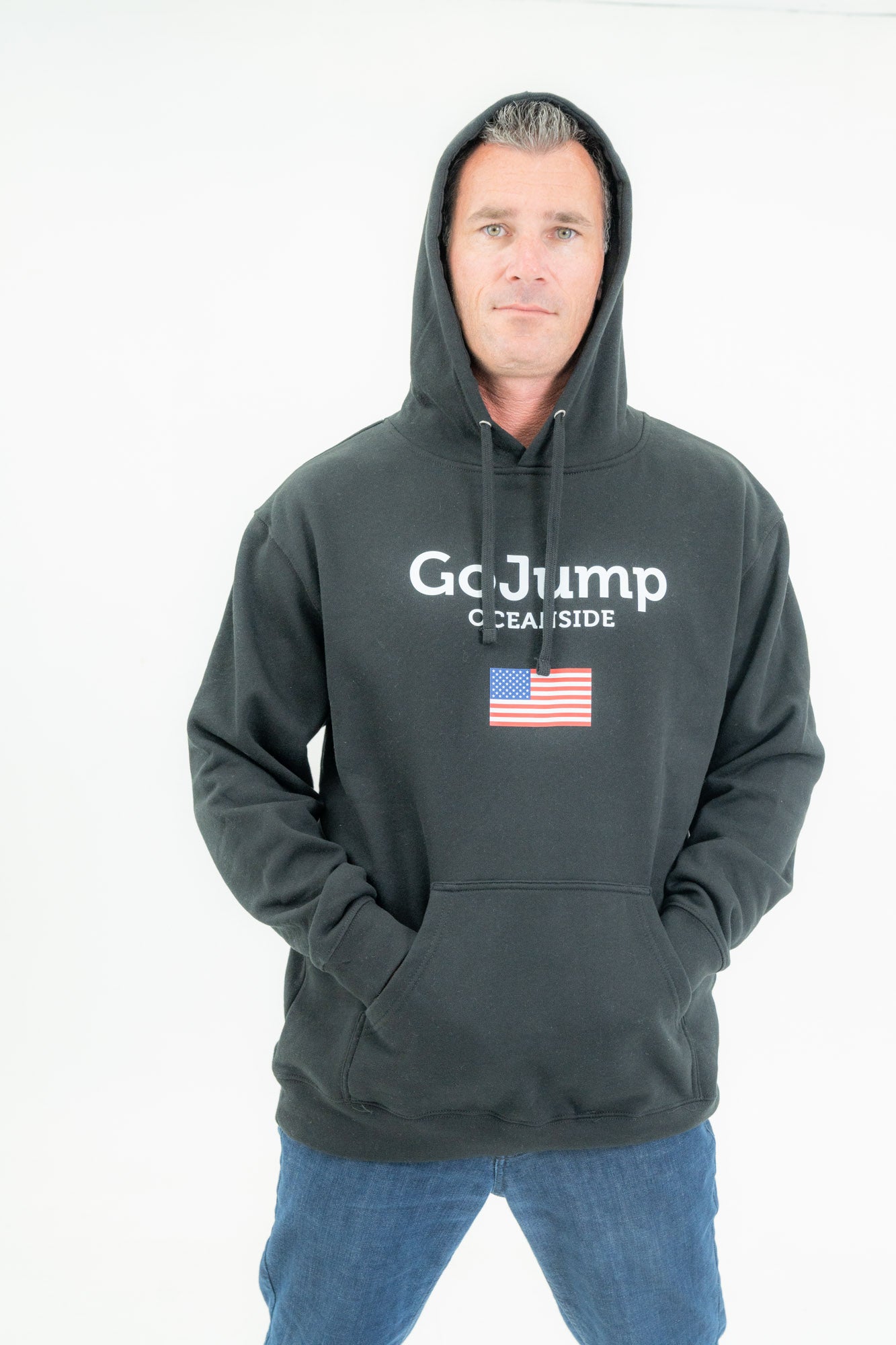 American Flag Oceanside Hoodie (M)