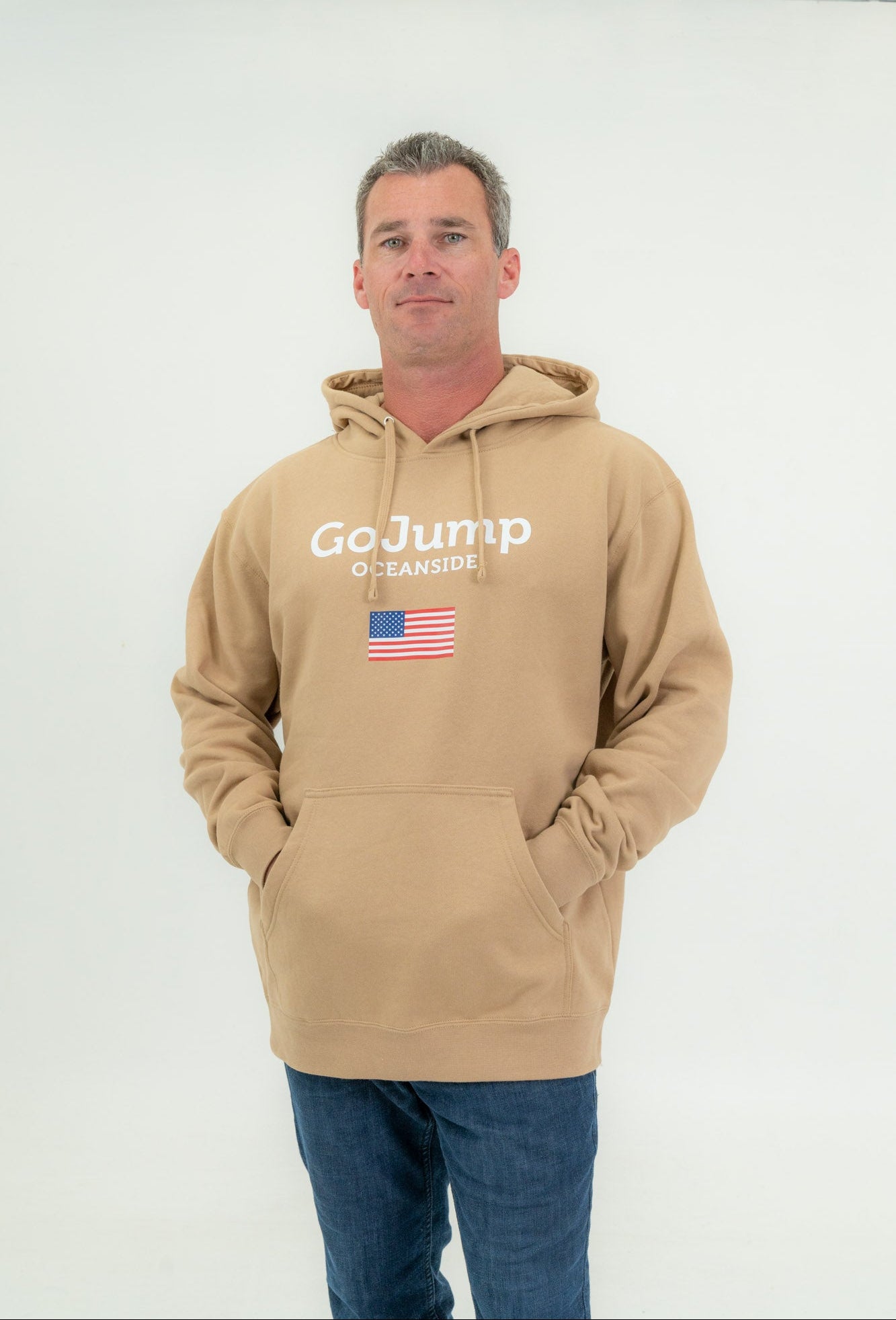 American Flag Oceanside Hoodie (M)