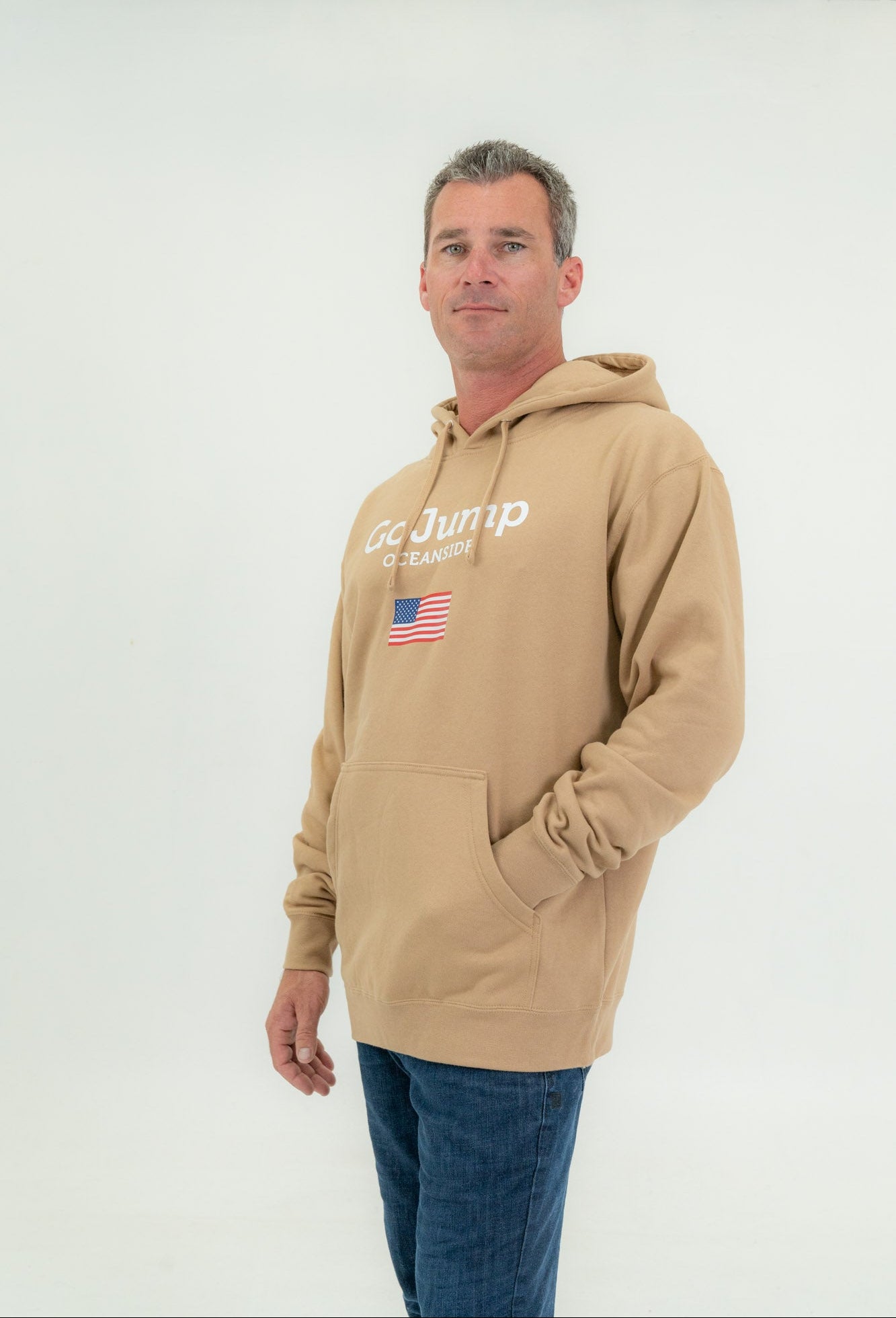 American Flag Oceanside Hoodie (M)