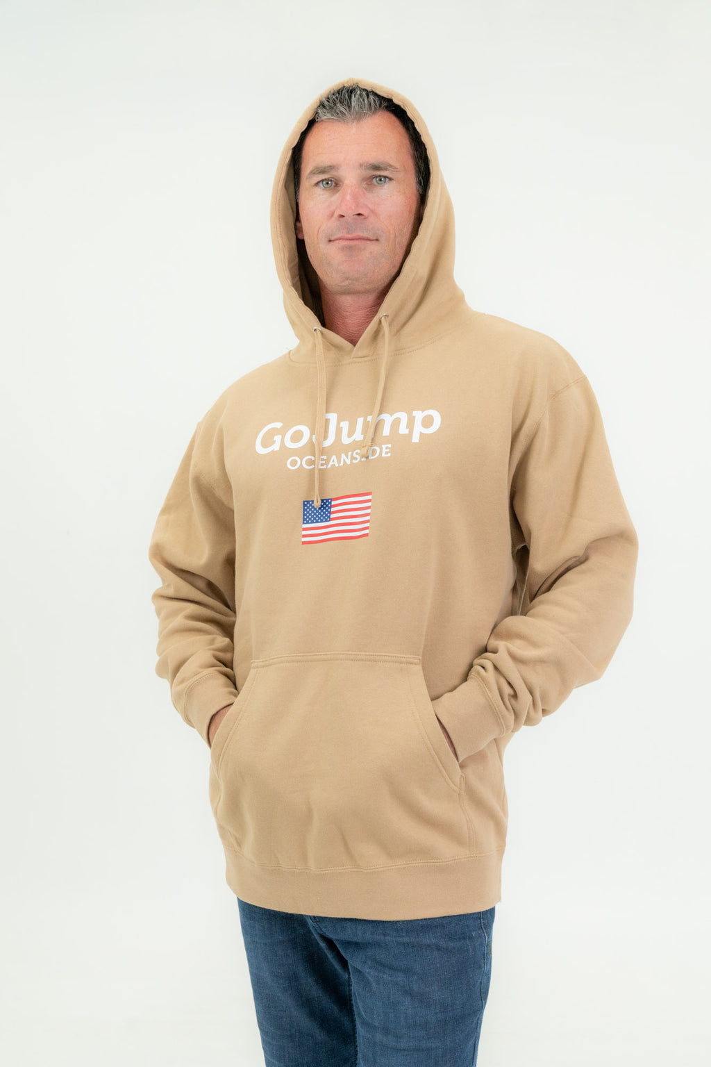 American Flag Oceanside Hoodie (M)