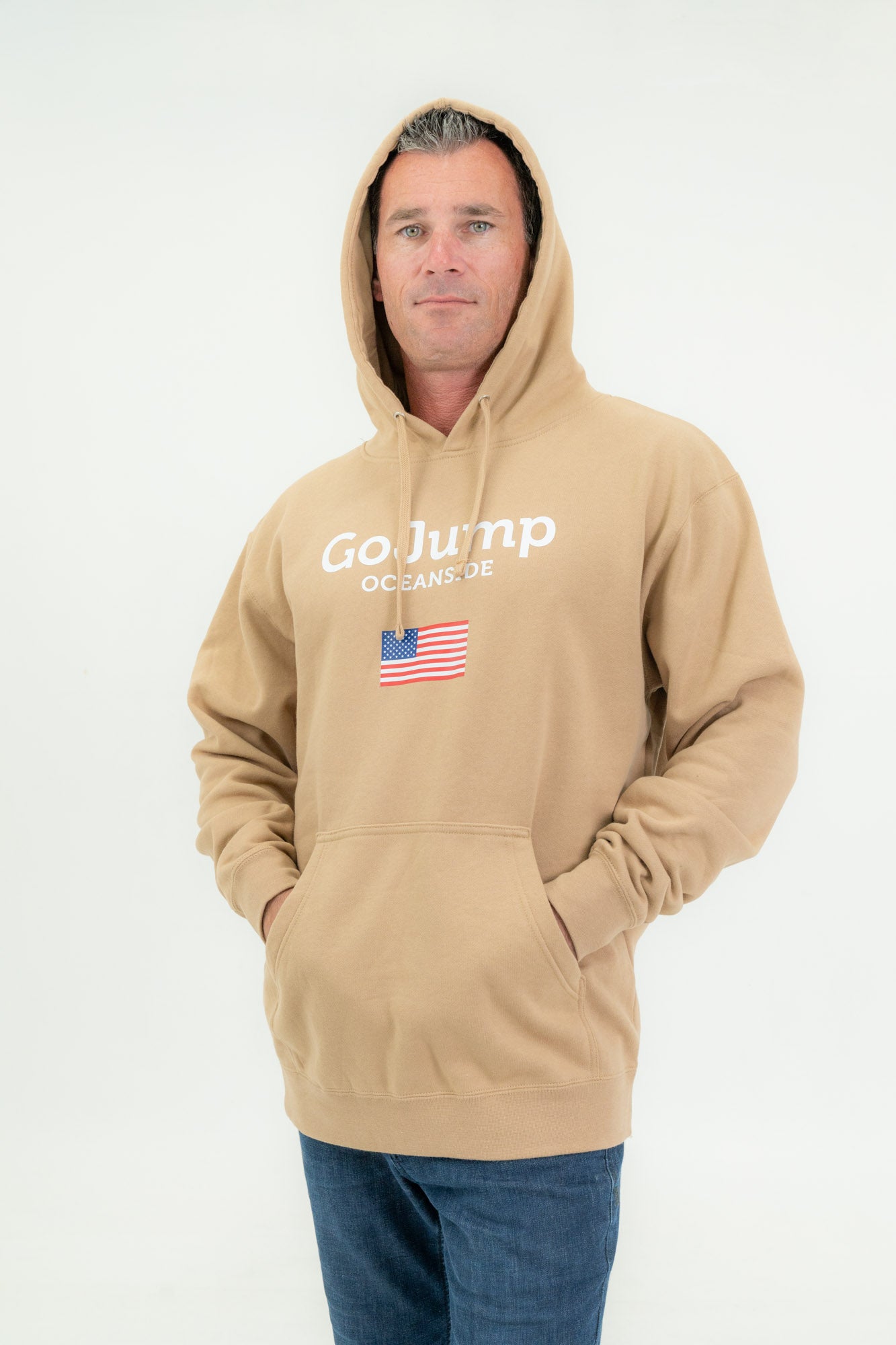 American Flag Oceanside Hoodie (M)