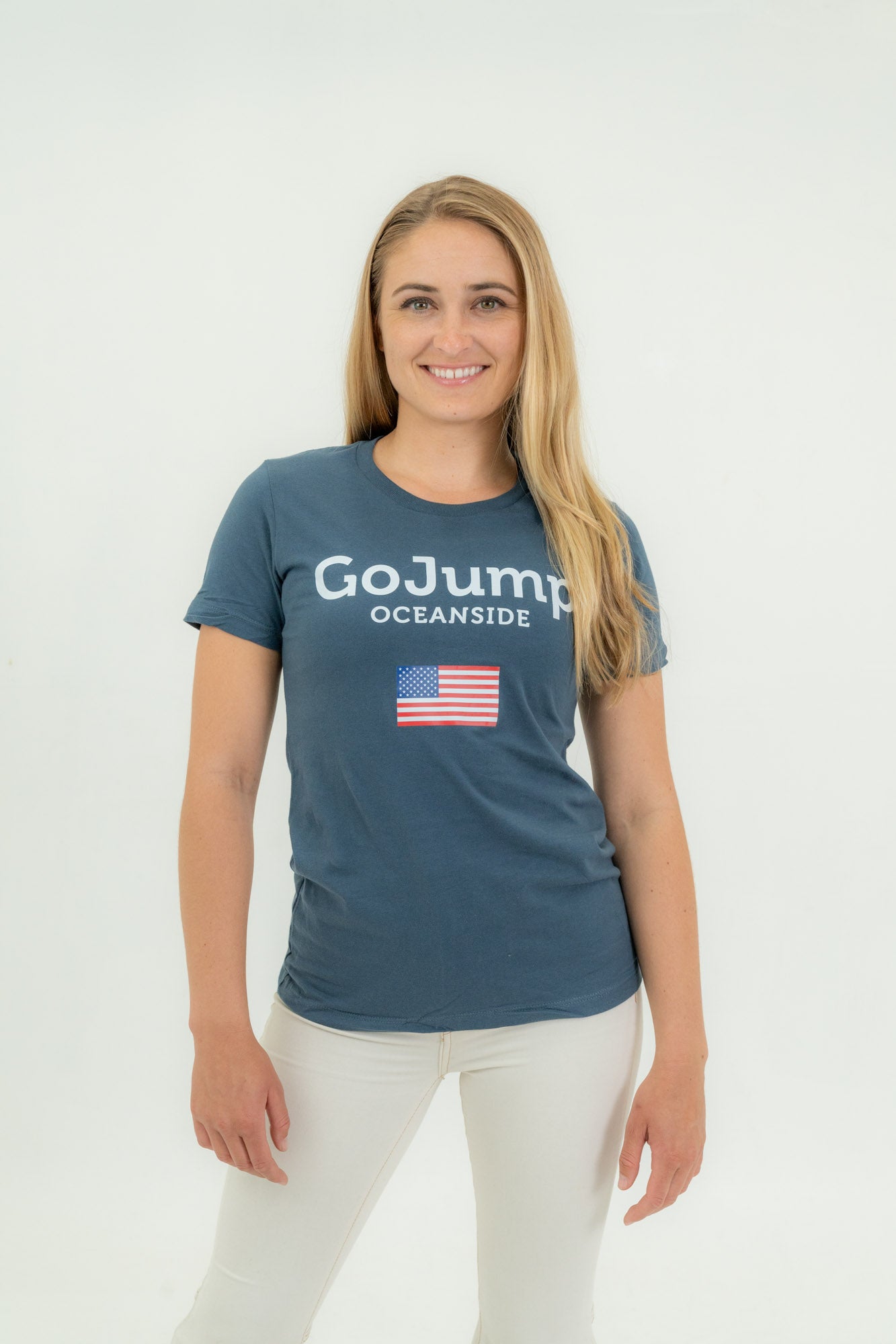 American Flag Oceanside S/S Tee  (F)