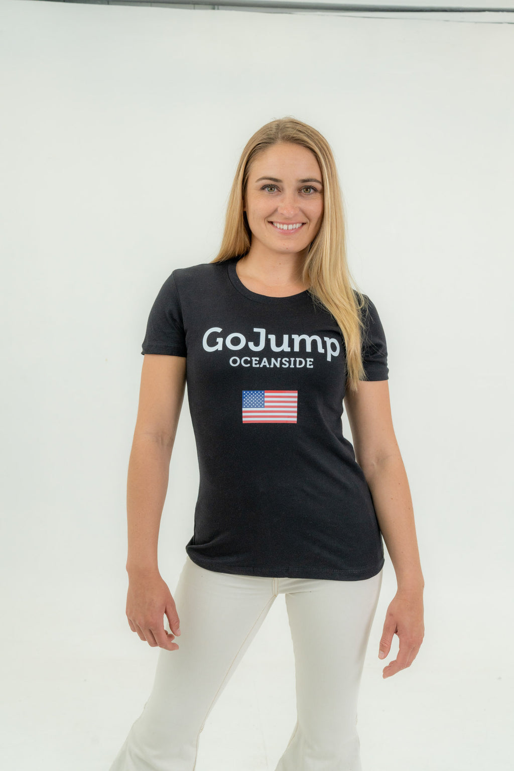 American Flag Oceanside S/S Tee  Women