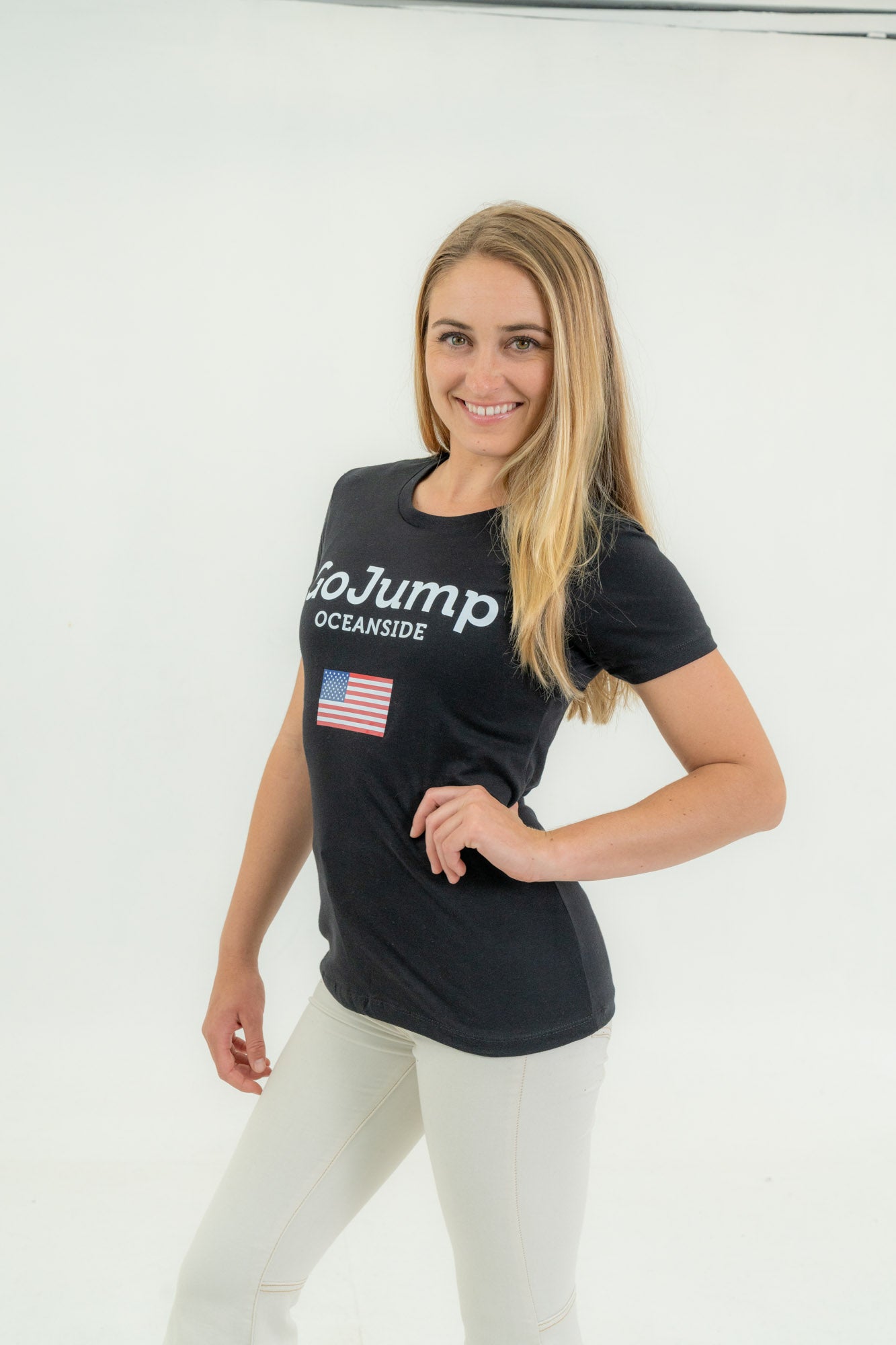 American Flag Oceanside S/S Tee  (F)