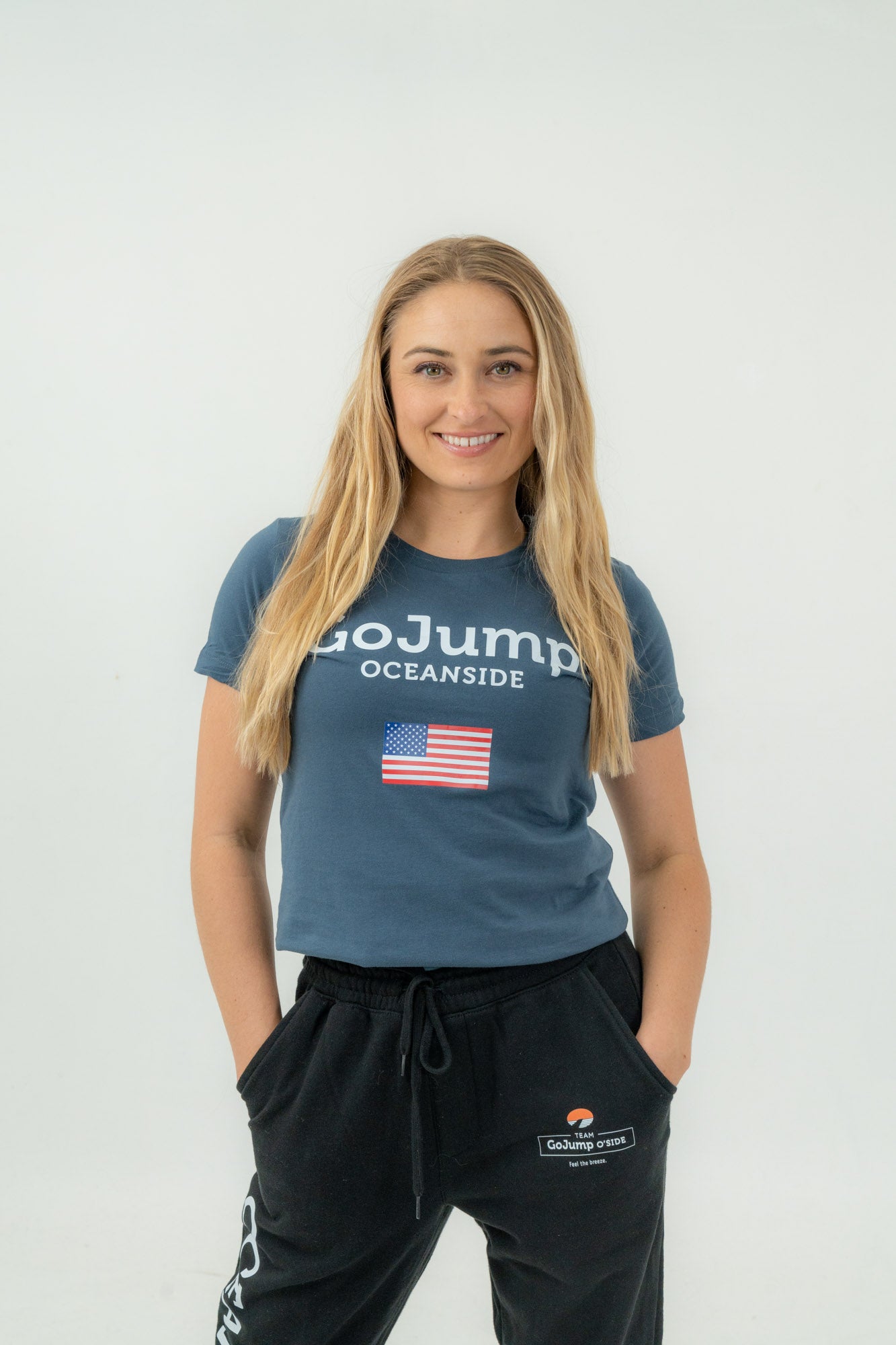 American Flag Oceanside S/S Tee  (F)