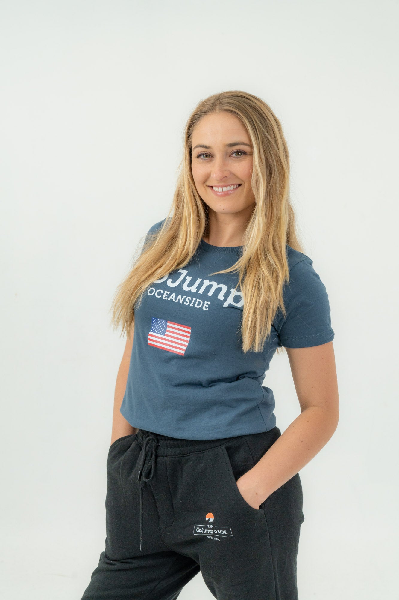American Flag Oceanside S/S Tee  Women