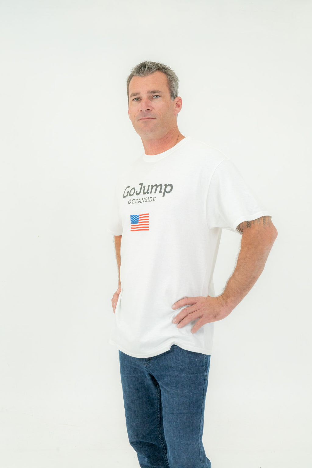American Flag Oceanside S/S Tee - Men