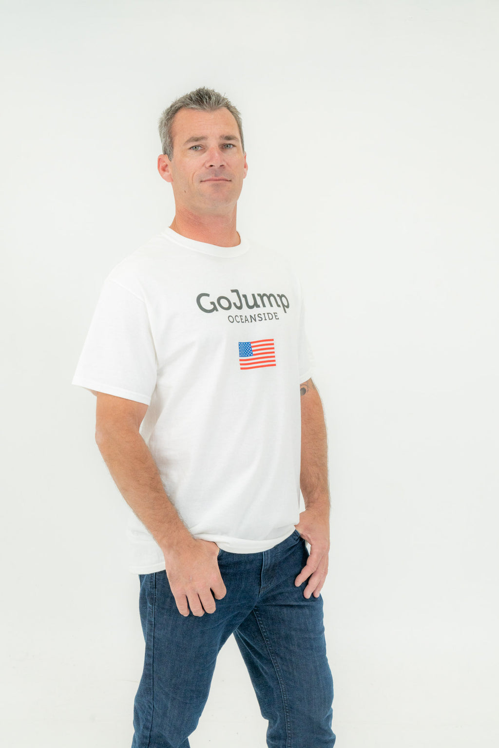 American Flag Oceanside S/S Tee - Men