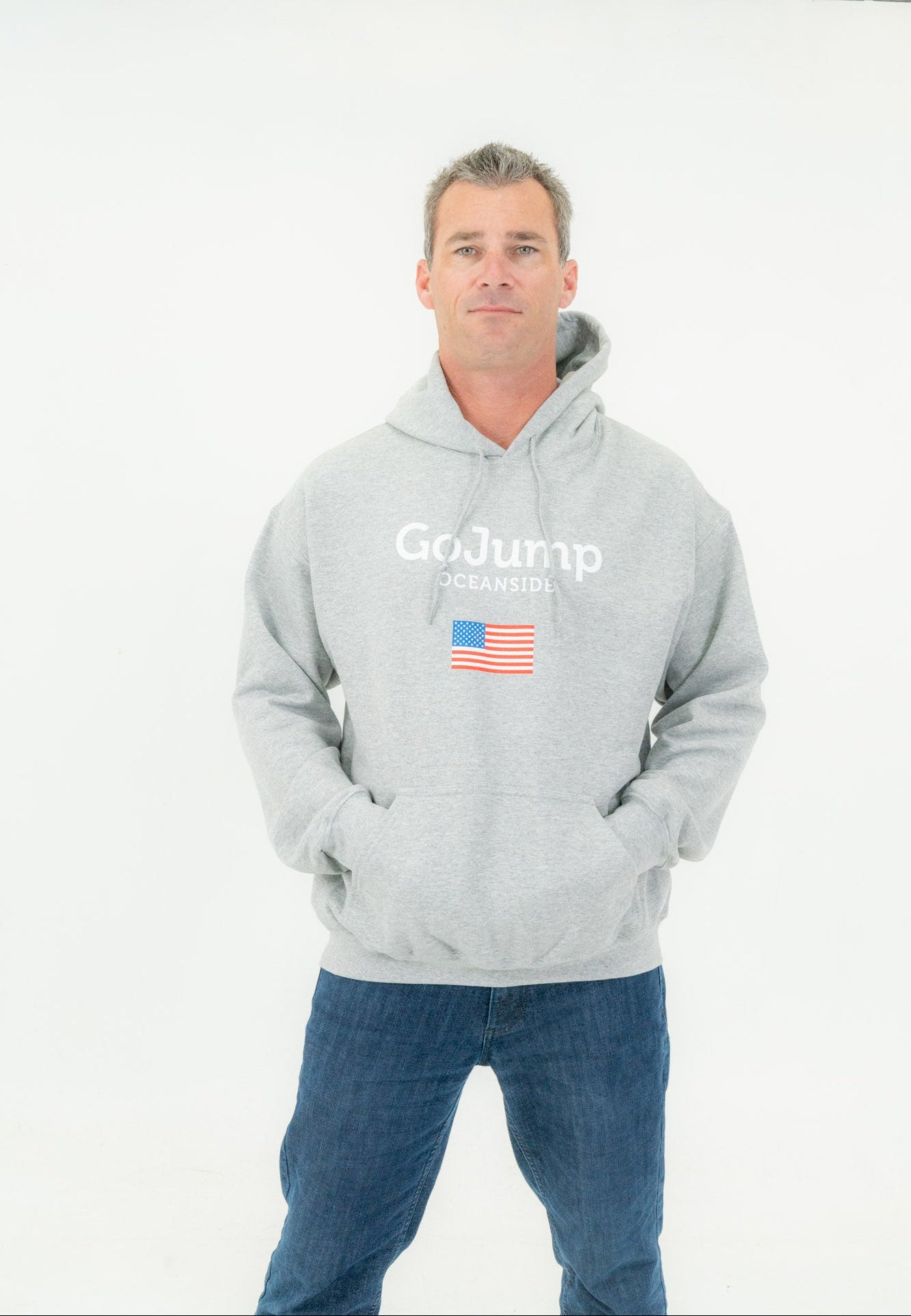 American Flag Oceanside Hoodie (M)