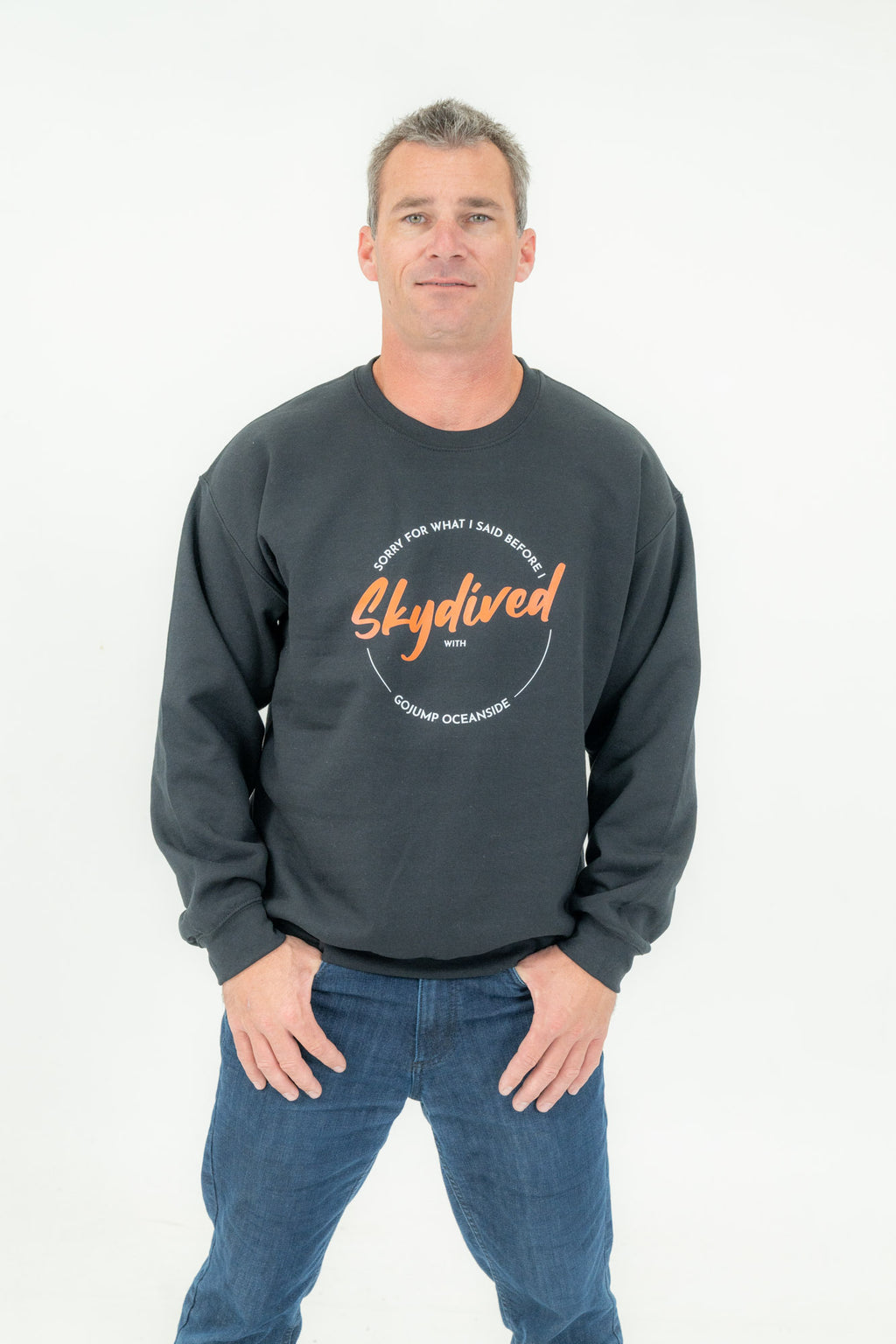 Sorry Oceanside Crew Neck Pullover (M)
