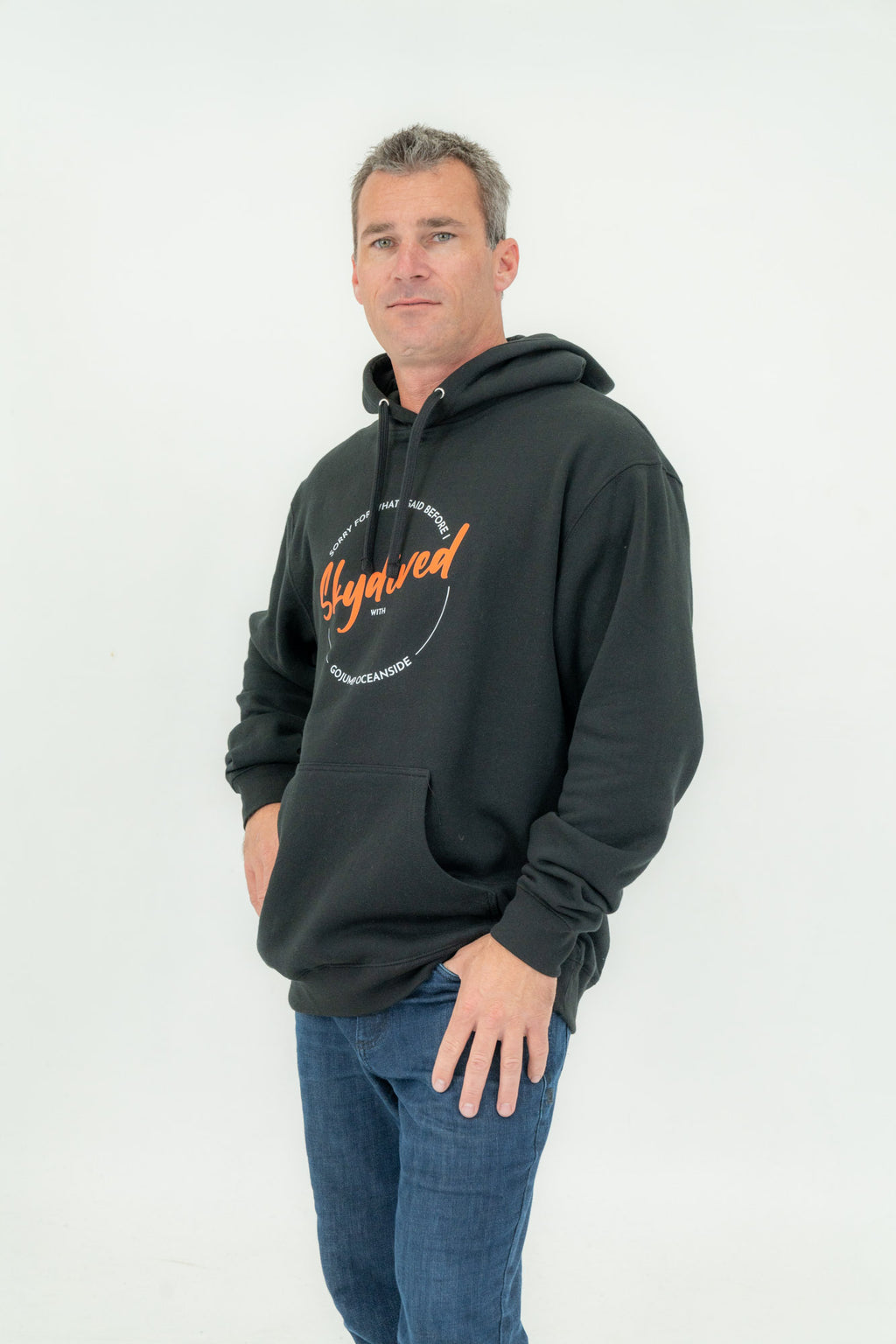 Sorry I Skydived Hoodie (M)