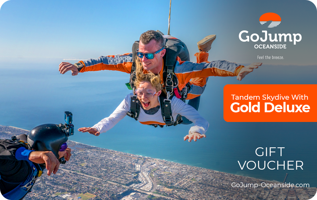 Tandem Skydive with Gold Deluxe